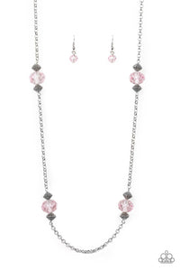 Paparazzi Accessories-Season of Sparkle - Pink Necklace