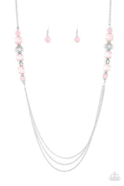 Paparazzi Accessories-Native New Yorker - Pink Necklace