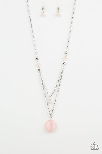 Paparazzi Accessories-Time To Hit The ROAM - Pink Necklace