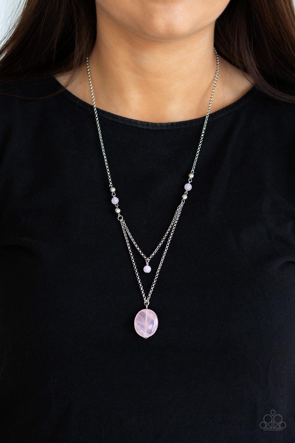 Paparazzi Accessories-Time To Hit The ROAM - Pink Necklace