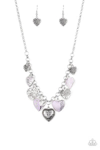 Paparazzi Accessories-Grow Love - Purple Necklace