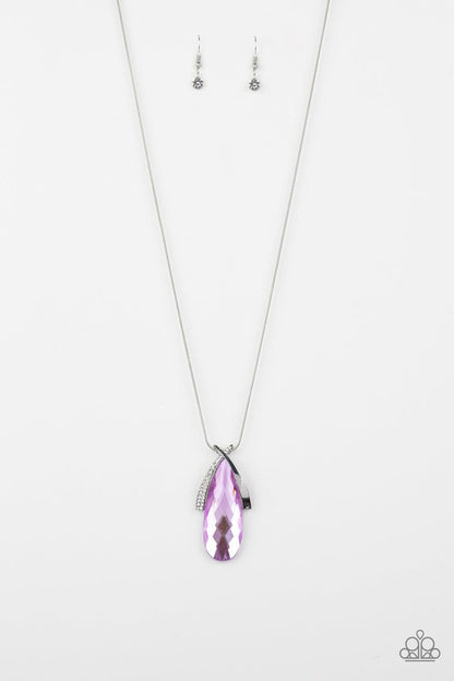 Paparazzi Accessories-Stellar Sophistication - Purple Necklace