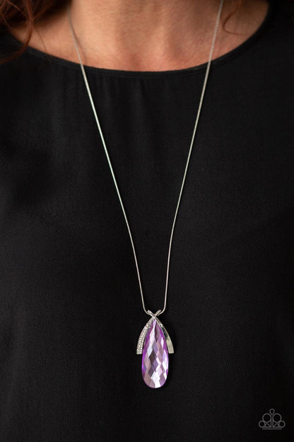 Paparazzi Accessories-Stellar Sophistication - Purple Necklace