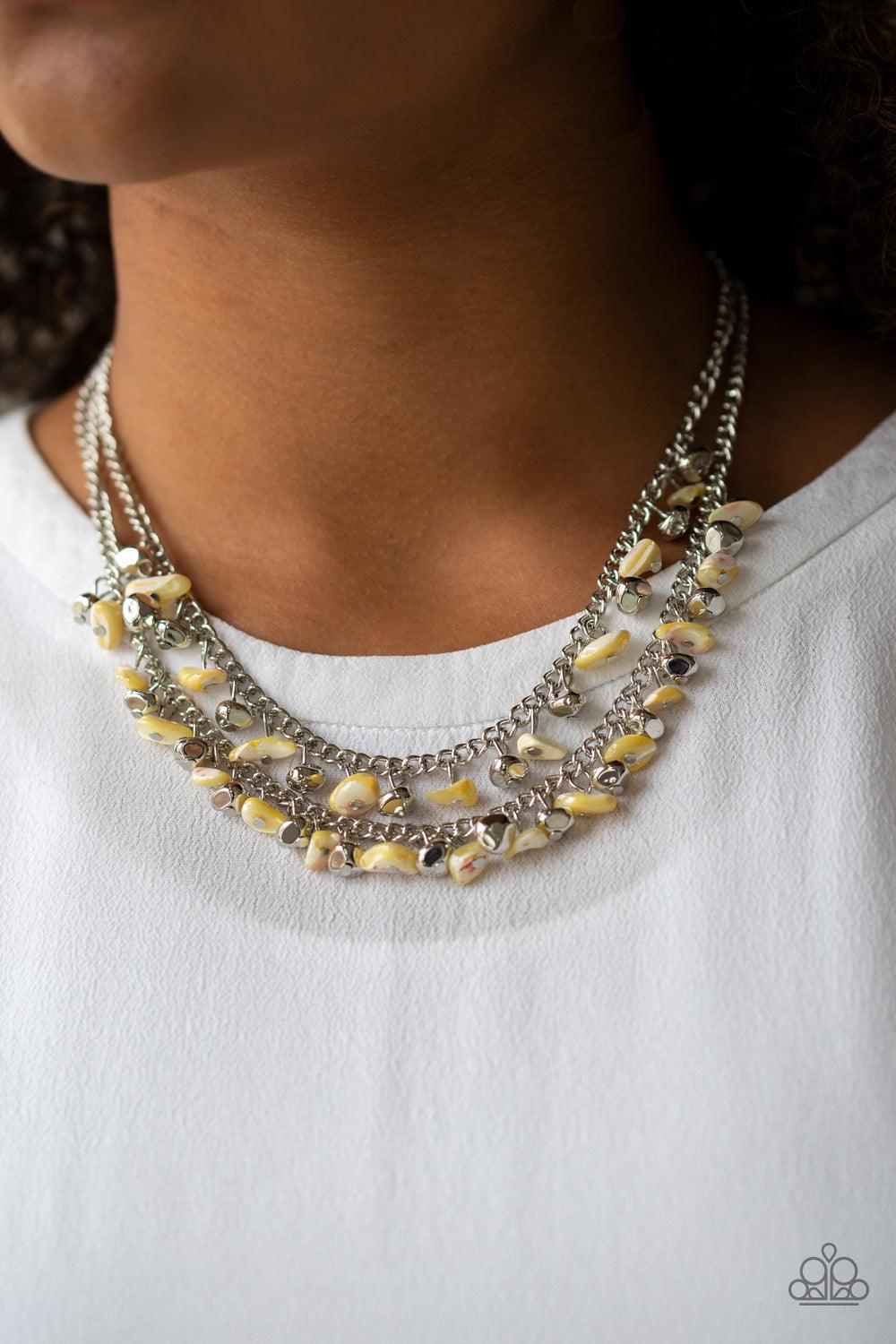 Pebble Pioneer Yellow Necklace - Jewelry by Bretta