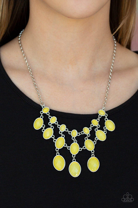 Mermaid Marmalade Yellow Necklace - Jewelry by Bretta