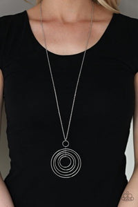 Running Circles In My Mind Silver Necklace - Jewelry by Bretta - Jewelry by Bretta
