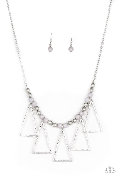Paparazzi Accessories-Terra Nouveau - Silver Necklace