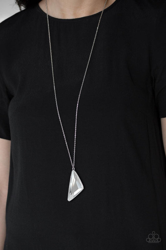 Ultra Sharp White Necklace - Jewelry by Bretta