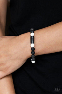 Just Chillax White Bracelet - Jewelry by Bretta