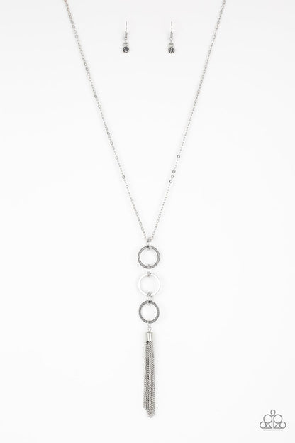 Paparazzi Accessories-Diva In Diamonds - Silver Necklace