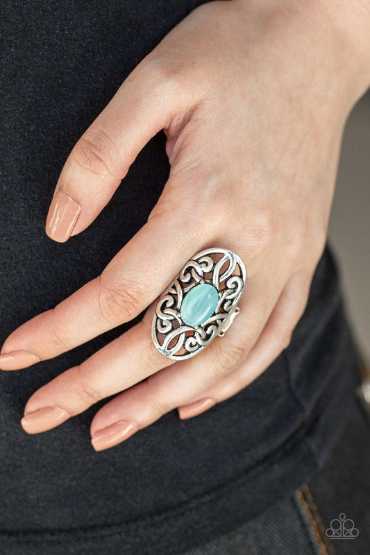 GLEAM Big Blue Ring - Jewelry By Bretta - Jewelry by Bretta