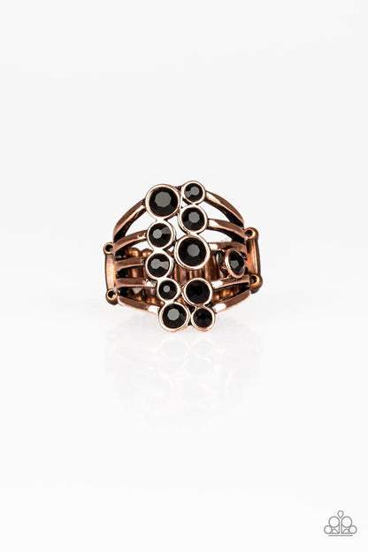Paparazzi Accessories-Meet In The Middle - Copper Ring