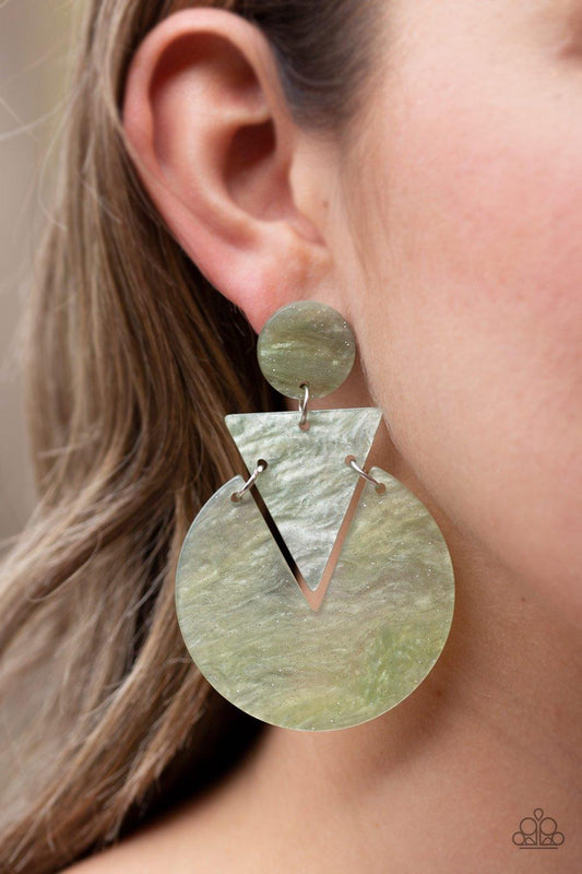 Paparazzi Accessories-Head Under WATERCOLORS - Multi Earrings