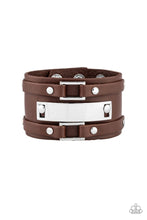 Paparazzi Accessories-Rural Ranger - Brown Bracelet