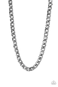 Paparazzi Accessories-Undefeated - Black Necklace