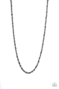 Paparazzi Accessories-Instant Replay - Black Necklace
