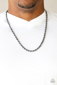 Paparazzi Accessories-Instant Replay - Black Necklace
