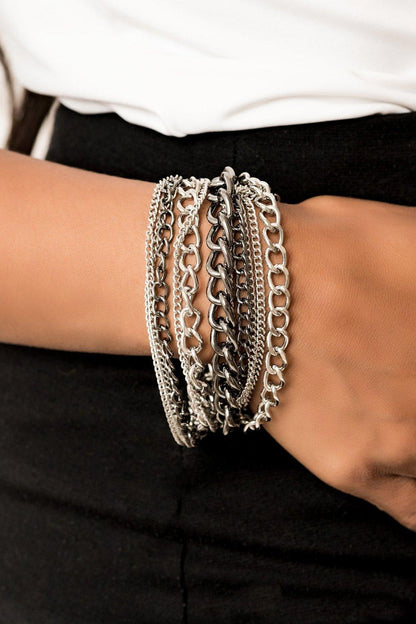 Paparazzi Accessories-Metallic Horizon - Multi  Bracelet