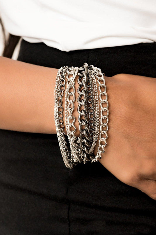 Paparazzi Accessories-Metallic Horizon - Multi  Bracelet