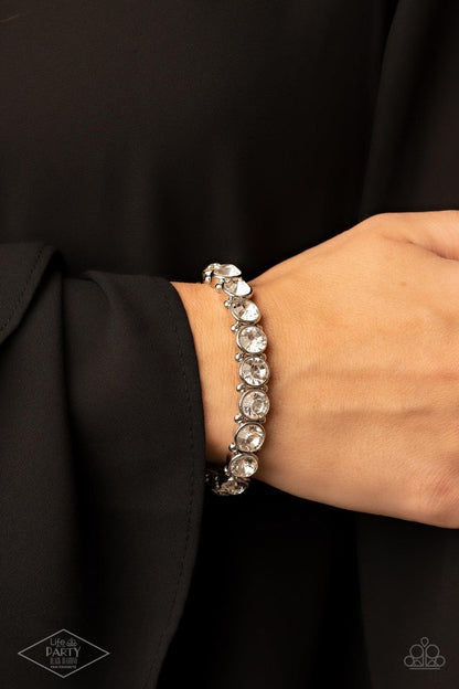 Sugar-Coated Sparkle White Bracelet - Jewelry by Bretta