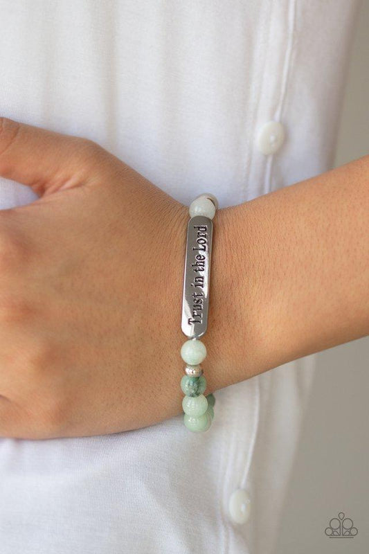Trust Always Green Bracelet - Jewelry by Bretta
