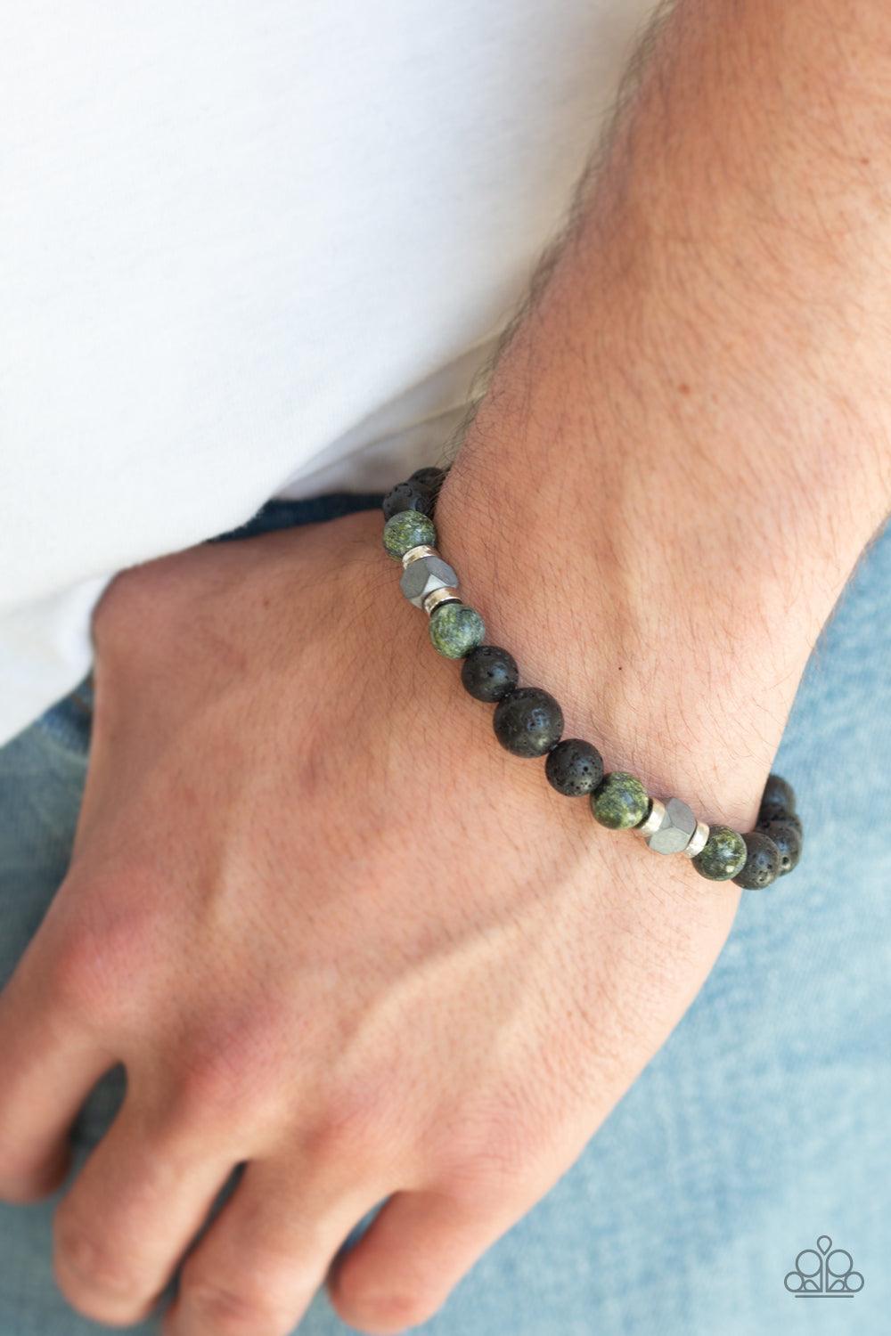 Molten Mogul Green Bracelet - Jewelry by Bretta