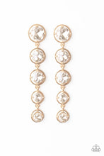 Paparazzi Accessories-Drippin In Starlight - Gold Earrings