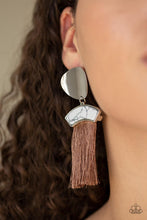 Paparazzi Accessories-Insta Inca - Brown Earrings