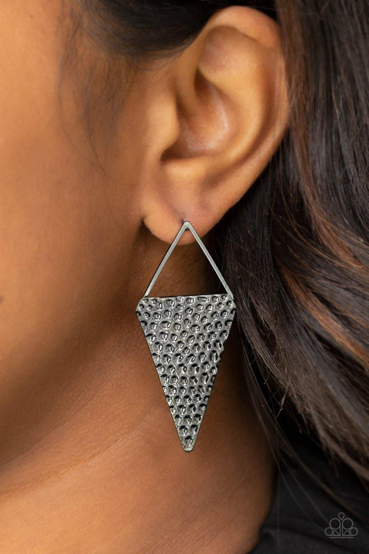 Have A Bite Black Earrings - Jewelry by Bretta