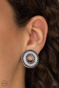Spun Out On Shimmer Blue Earrings - Jewelry by Bretta - Jewelry by Bretta
