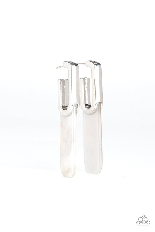 HAUTE Off The Press Silver Earrings - Jewelry by Bretta