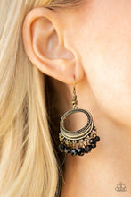 Paparazzi Accessories-Happy Days - Brass Earrings