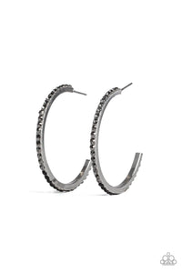 Rhinestone Revamp Black Earrings - Jewelry by Bretta