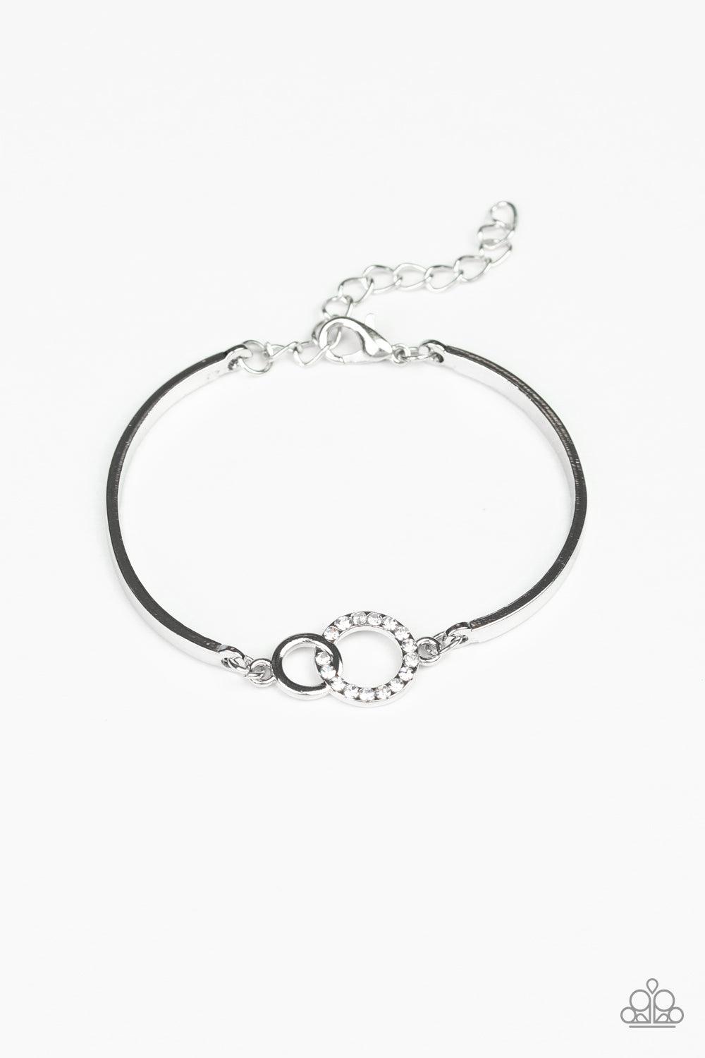 Paparazzi Accessories-Simple Sophistication - White Bracelet