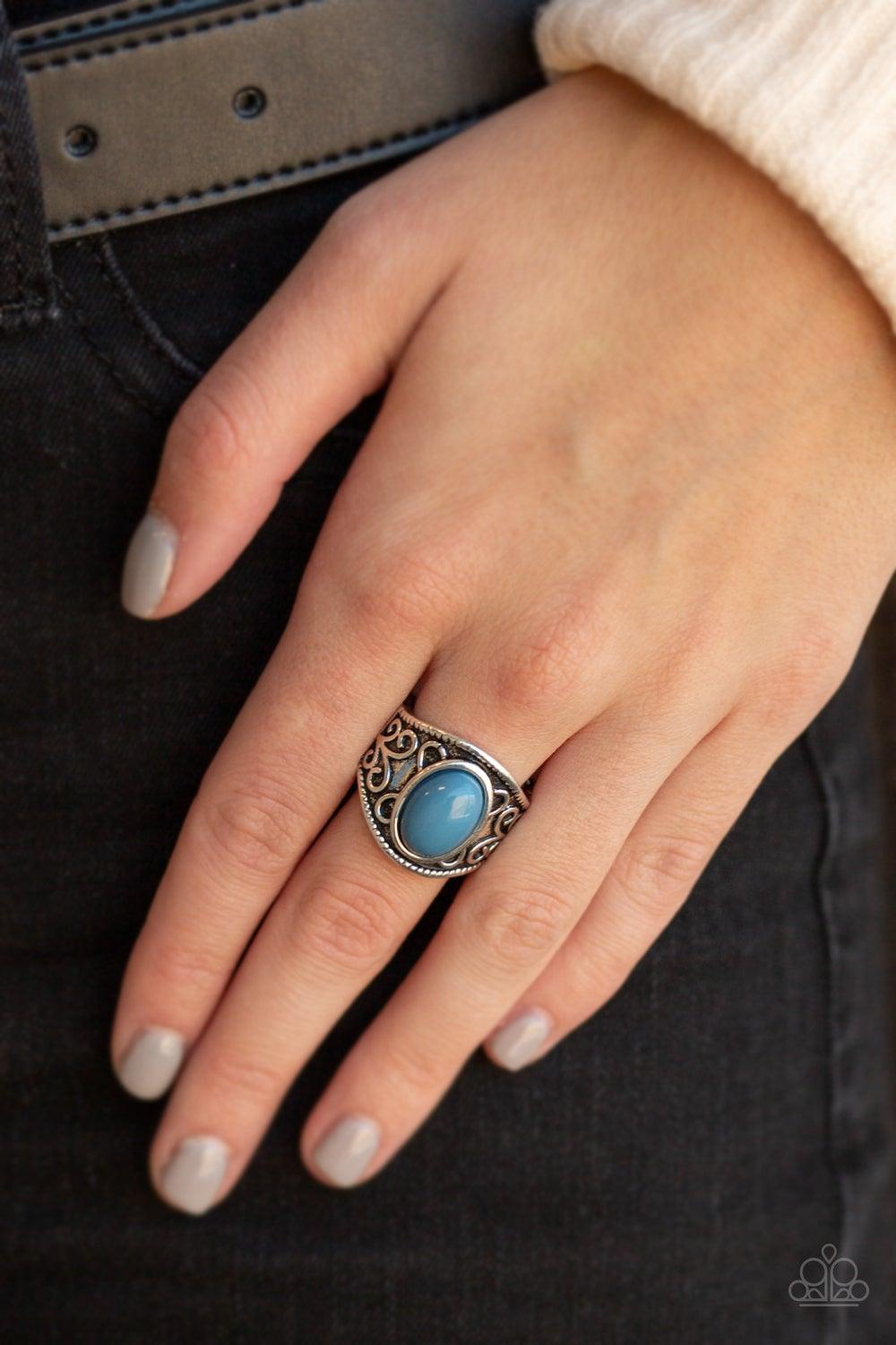 Paparazzi Accessories-Lets Take It From The POP - Blue Ring