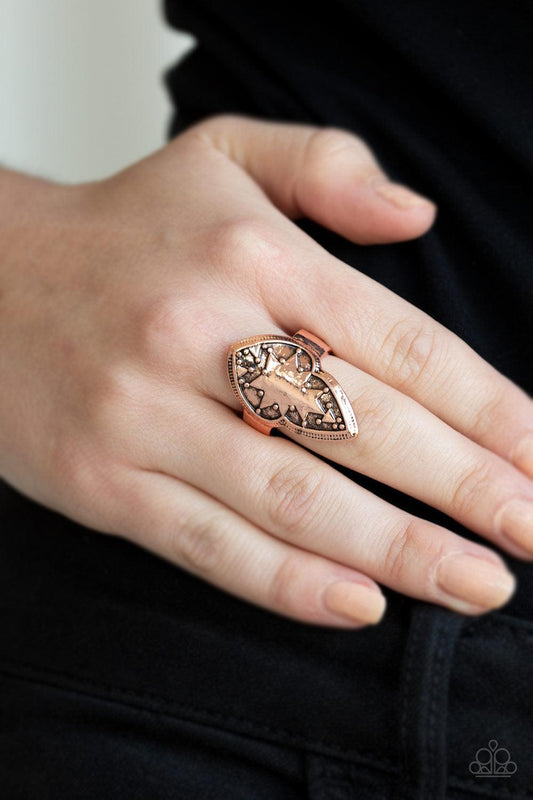 Paparazzi Accessories-Tribal Ware - Copper Ring