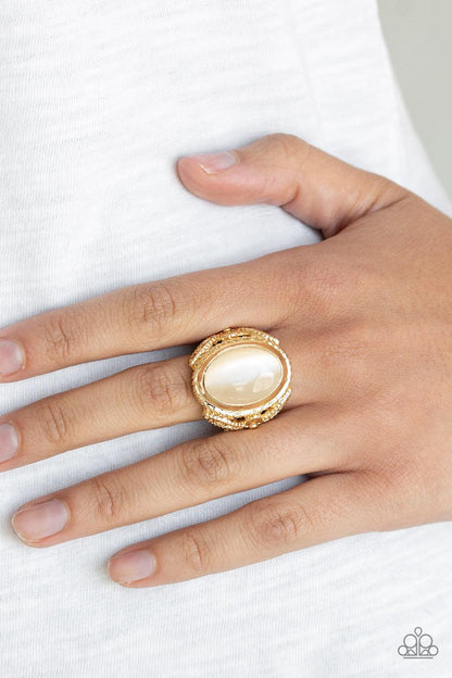 Paparazzi Accessories-Deep Freeze - Gold Ring