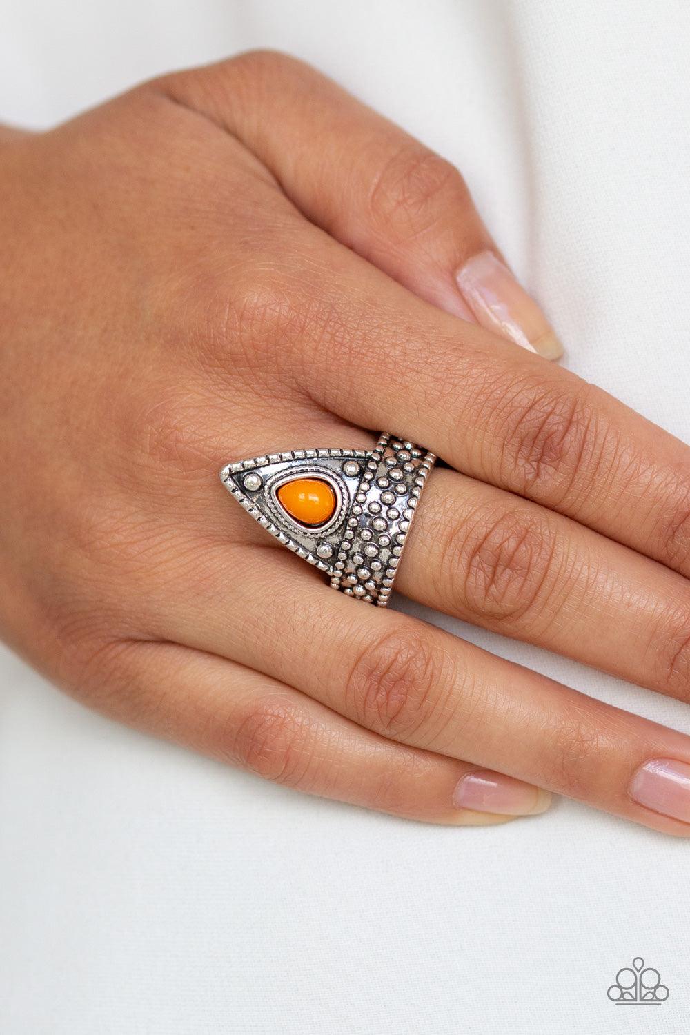 Paparazzi Accessories-Tropical Escapade - Orange Ring