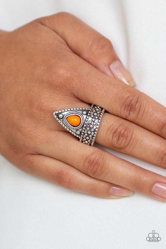 Paparazzi Accessories-Tropical Escapade - Orange Ring