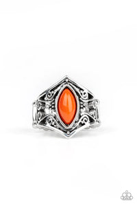 Roamin Rogue Orange Ring - Jewelry By Bretta - Jewelry by Bretta