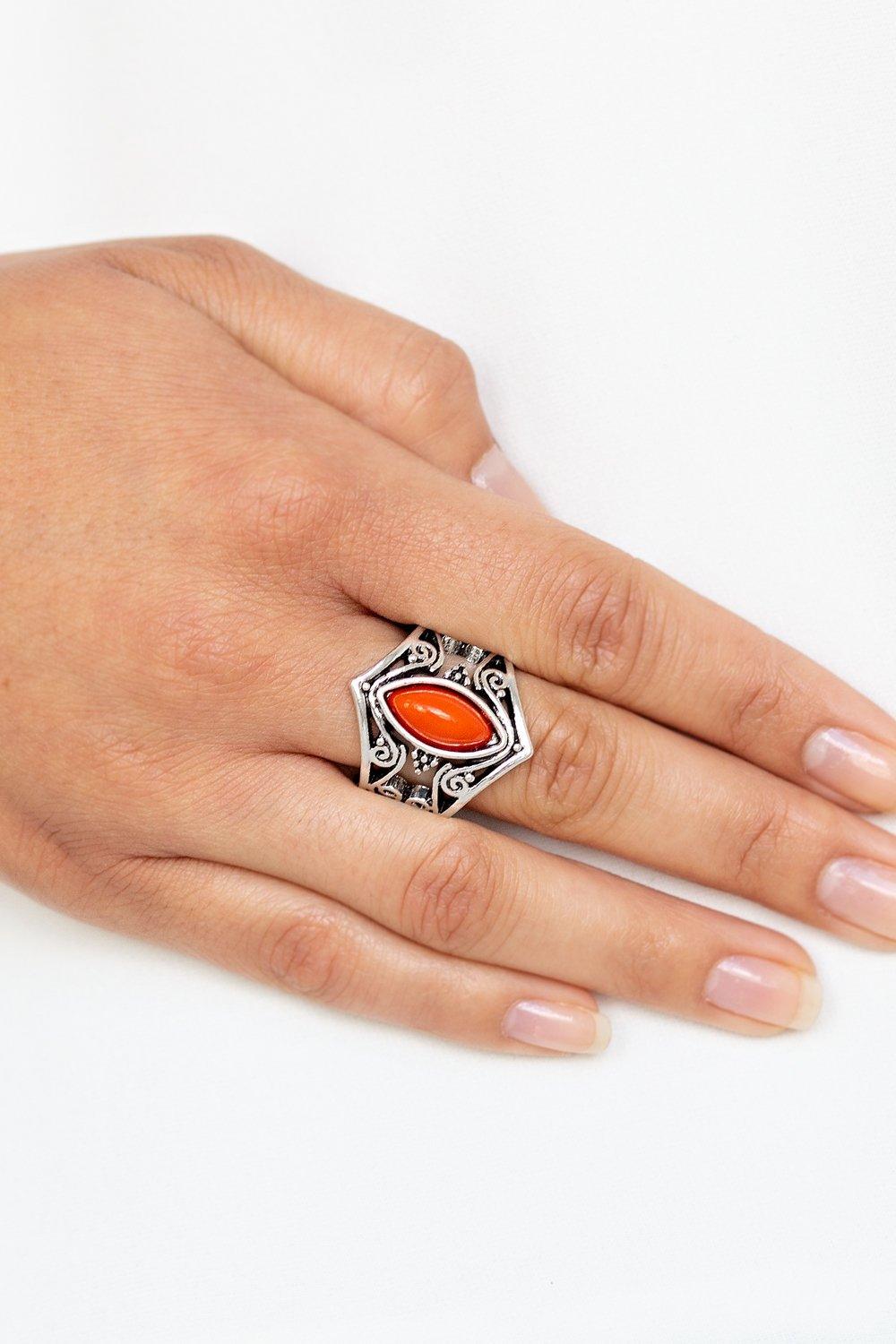 Paparazzi Accessories-Roamin Rogue - Orange Ring