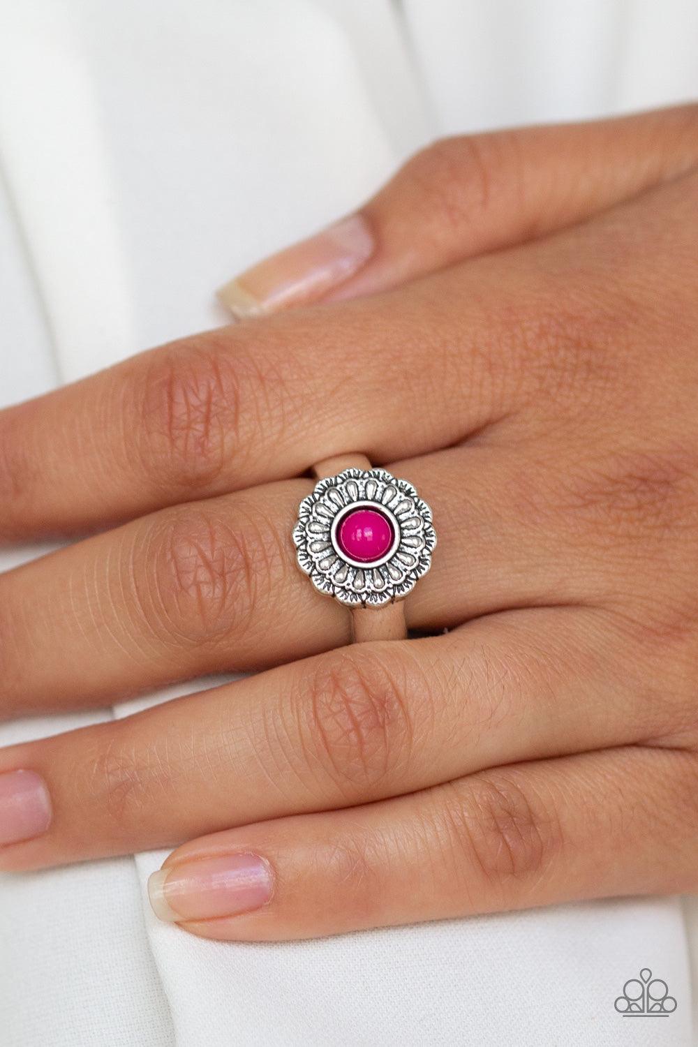 Paparazzi Accessories-Daisy Dawn - Pink Ring