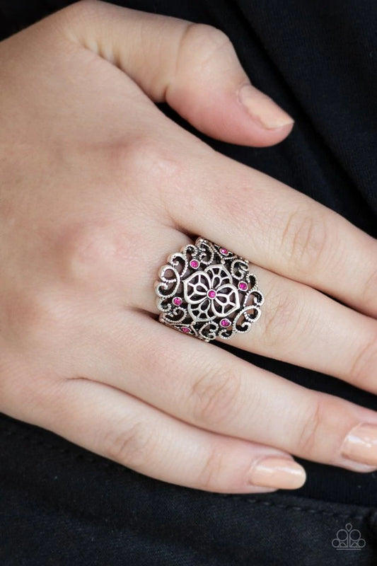 Grenada Gardens Pink Ring - Jewelry by Bretta