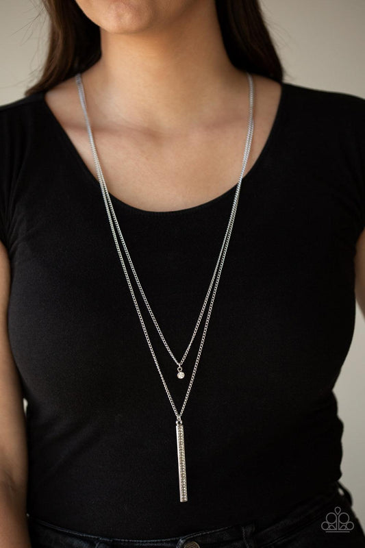 Paparazzi Accessories- Stratospheric - White Necklace