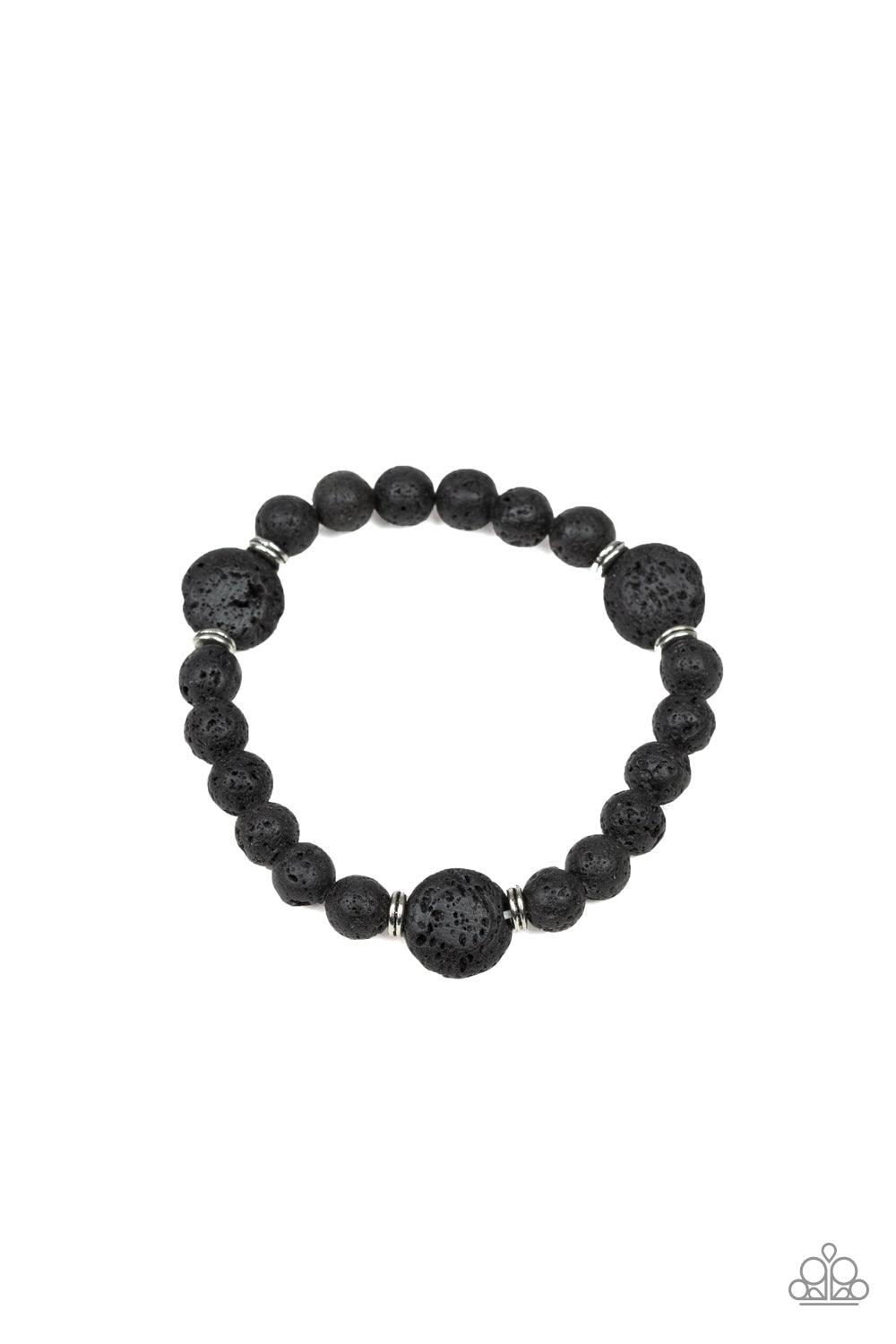 Paparazzi Accessories-Providence - Black Urban Bracelet