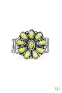 Stone Gardenia Green Ring - Jewelry by Bretta - Jewelry by Bretta