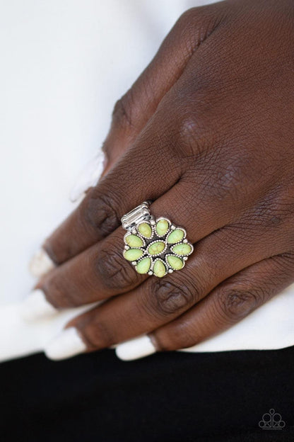 Stone Gardenia Green Ring - Jewelry by Bretta - Jewelry by Bretta