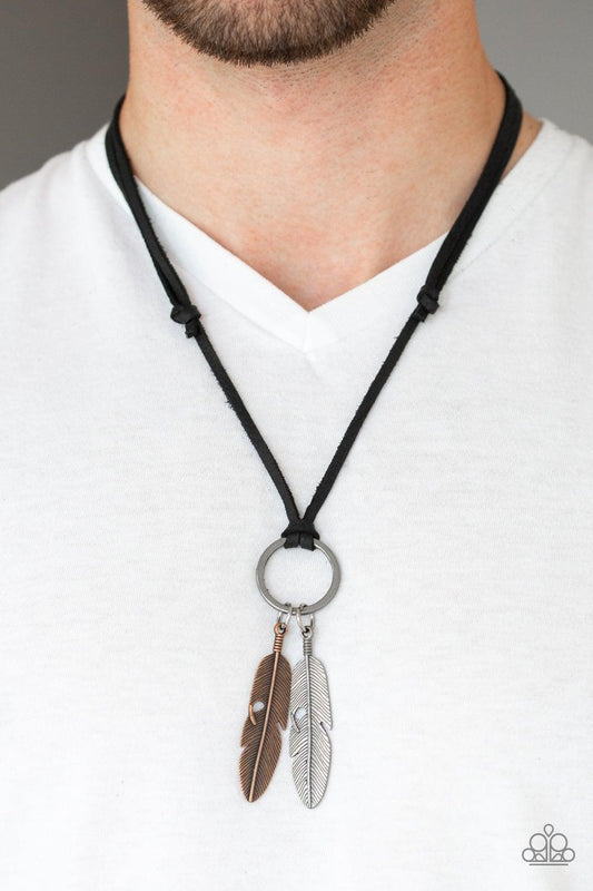 Paparazzi Accessories-Sky Walker - Black Necklace