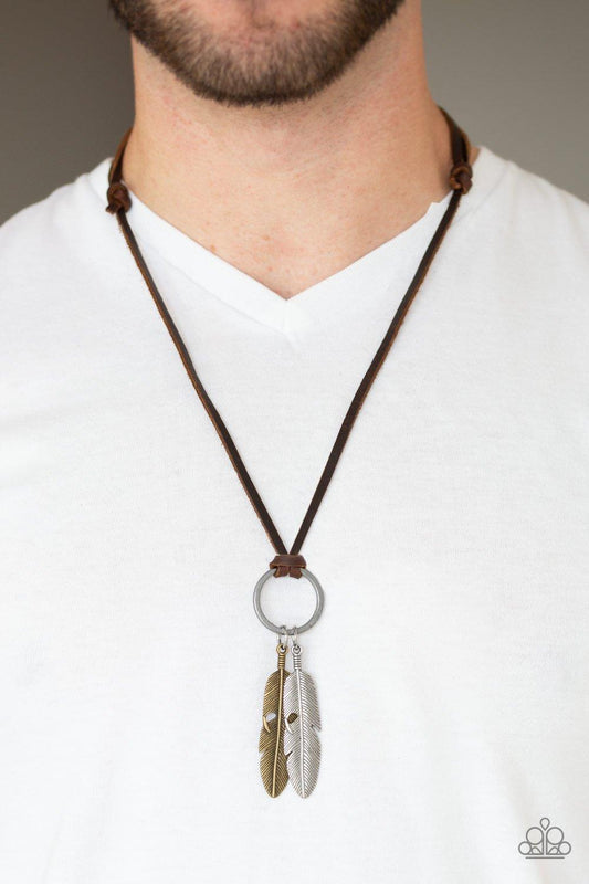 Paparazzi Accessories-Sky Walker - Brown Necklace