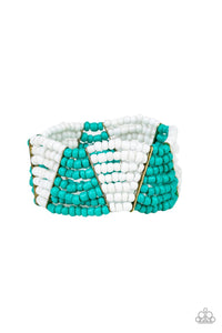 Paparazzi Accessories-Outback Outing - Blue Bracelet